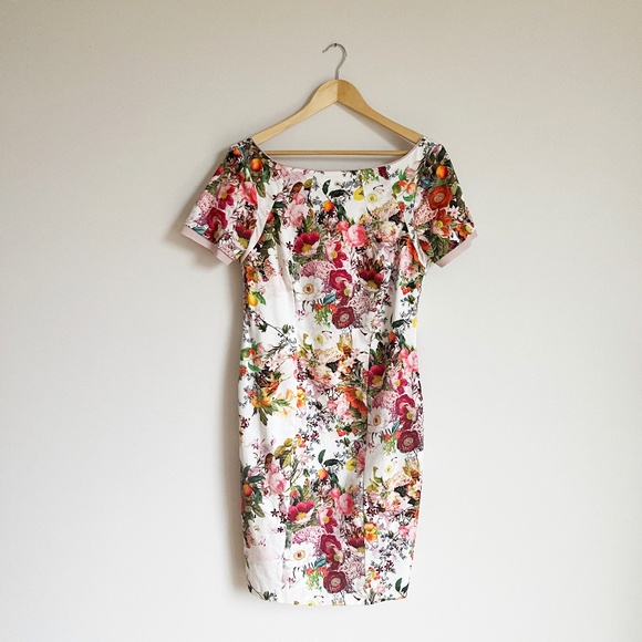 Apanage Femme Spring Floral Dress / Size 10 - Picture 1 of 10